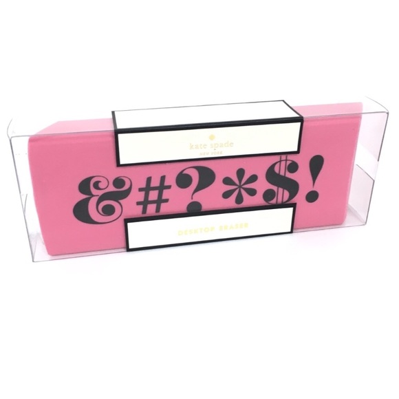 KATE SPADE Giant Eraser Paper Weight Pardon French
